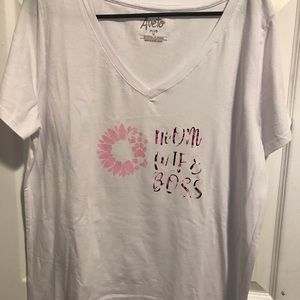 Woman’s white T-shirt